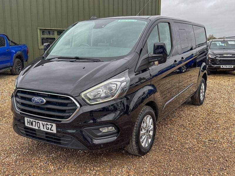 Used Ford Transit Custom Limited 130 HP (95 kW) 2020 Black Van