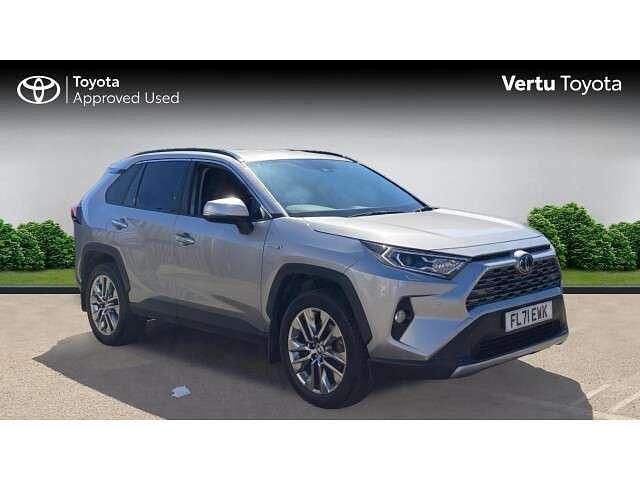Silver Used 2021 Toyota RAV4 Hybrid SUV | £25,978 (A bit pricey) - Image 1/4