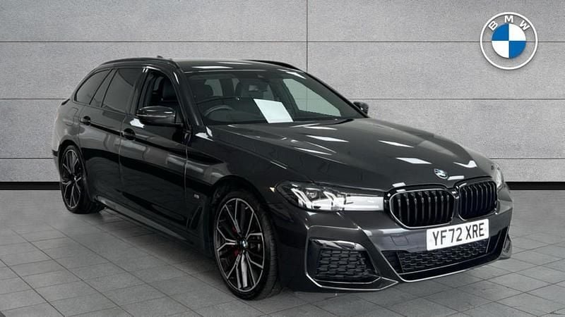 Sophisto grey xirallic Used 2022 BMW 520 M Sport Estate | £38,283 - Image 1/4