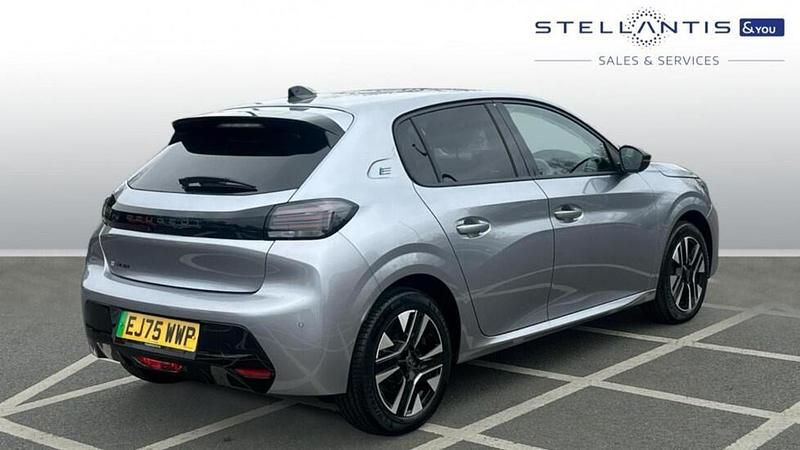 New Peugeot e-208 Allure 98 kW (134 HP) 2025 Grey Hatchback