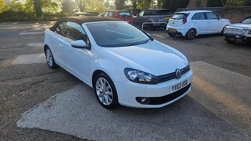 White Used 2013 VW Golf Cabriolet S Cabriolet | £4,995 (Fair price) - Image 1/4
