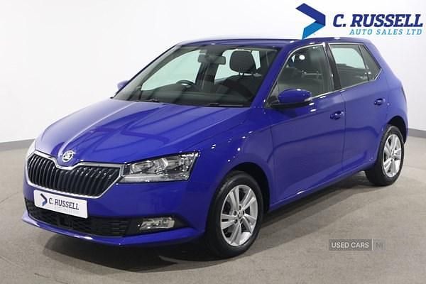 Blue Used 2021 Skoda Fabia SE Hatchback | £8,995 (Good price) - Image 1/4