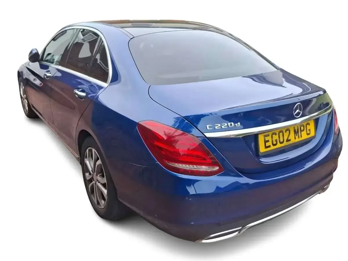 Used Mercedes C220 Premium Plus 170 HP (125 kW) 2017 Blue Sedan
