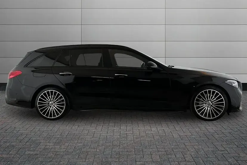 Used Mercedes C300 AMG Line Premium Plus 274 HP (201 kW) 2025 Obsidian black Estate