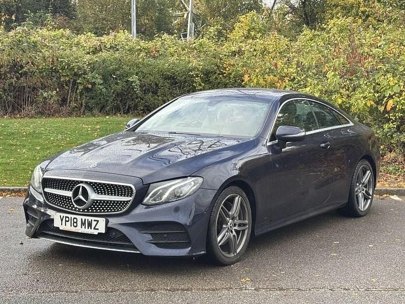 Blue Used 2018 Mercedes E220 AMG line Coupe | £17,500 (Good price) - Image 1/4