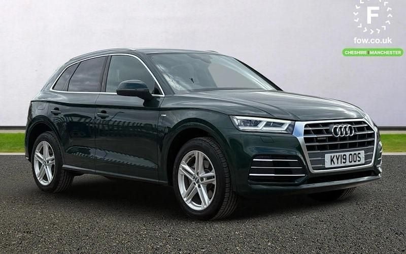Green Used 2019 Audi Q5 S-Line SUV | £20,799 (Good price) - Image 1/4