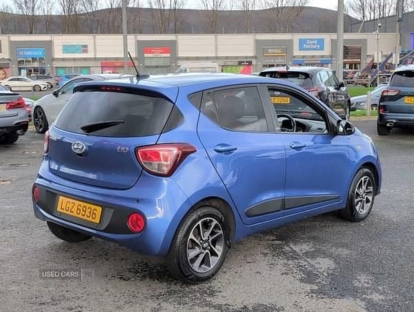 Used Hyundai i10 GO! 66 HP (48 kW) 2018 Blue Hatchback