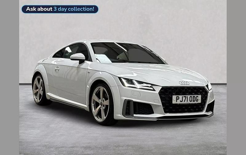 White Used 2021 Audi TT S-Line Coupe | £22,009 (Good price) - Image 1/4
