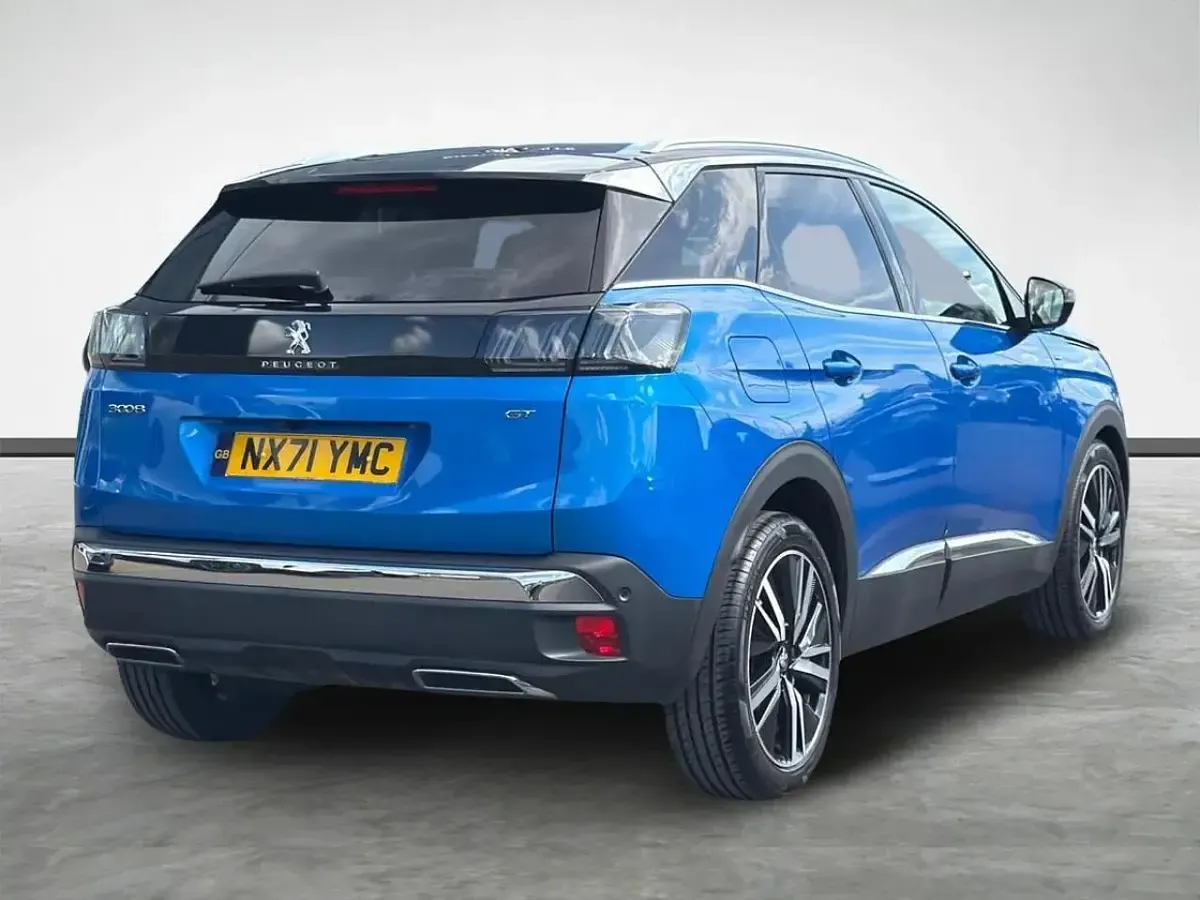 Used Peugeot 3008 Premium 129 HP (94 kW) 2021 Blue SUV