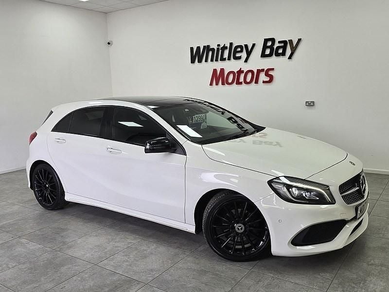 White Used 2017 Mercedes A200 AMG Line Premium Plus Hatchback | £12,990 (Fair price) - Image 1/4