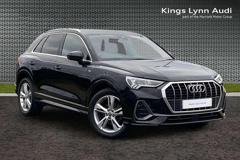 Black Used 2020 Audi Q3 S-Line SUV | £20,553 (A bit pricey) - Image 1/4