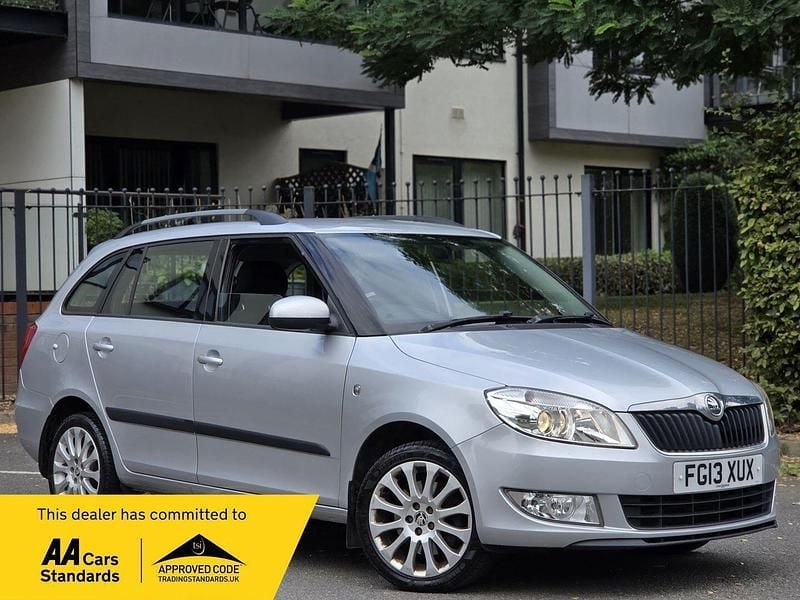 Silver Used 2013 Skoda Fabia Elegance Estate | £2,895 (Good price) - Image 1/4