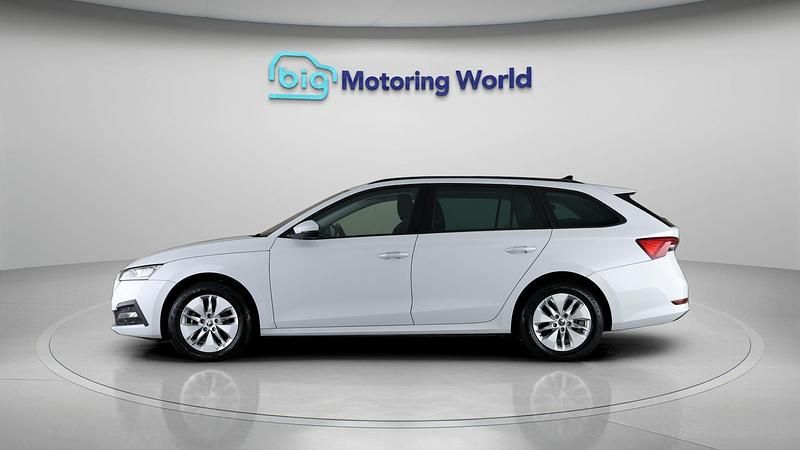 Used Skoda Octavia SE Technology 110 HP (80 kW) 2022 White Estate