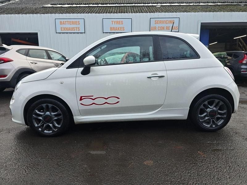 Used Fiat 500 S 69 HP (50 kW) 2014 White Hatchback