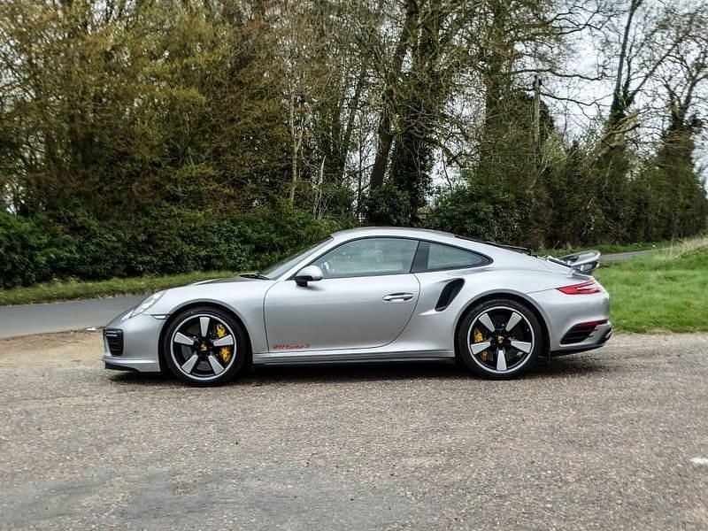Used Porsche 911 Turbo S 2018 Silver Coupe