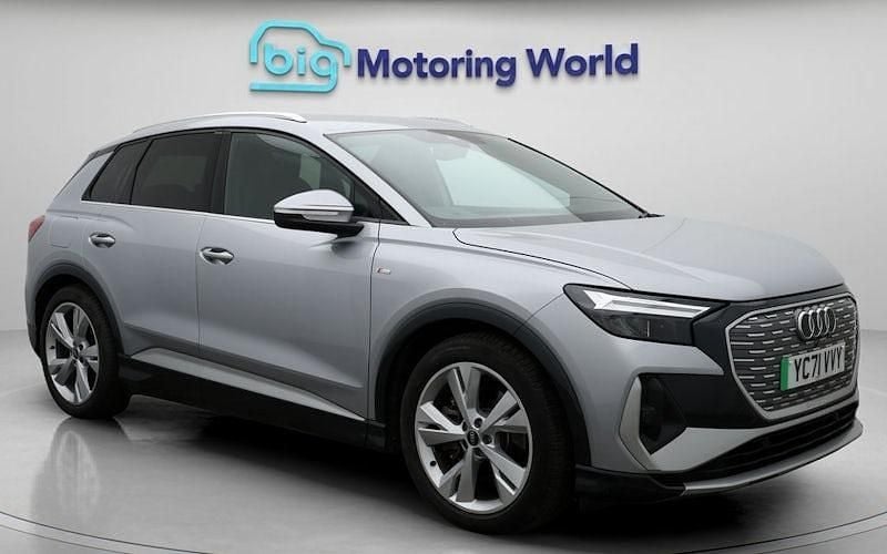Used 2023 Audi Q4 e-tron S-Line SUV | £22,425 (Good price) - Image 1/4