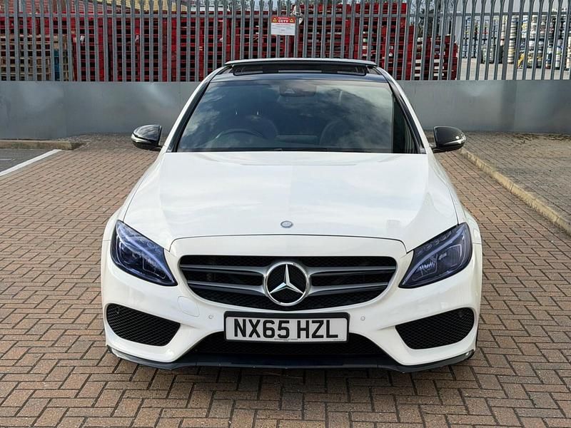 Used Mercedes C250 AMG Line Premium Plus 204 HP (150 kW) 2015 White Sedan