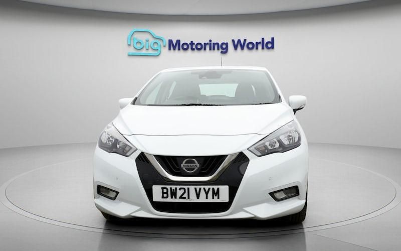 Used Nissan Micra Acenta 92 HP (67 kW) 2021 White Hatchback