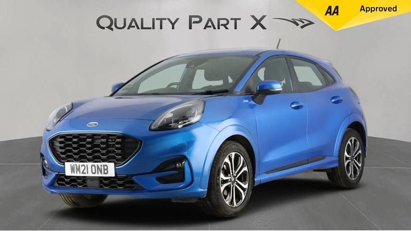Used Ford Puma ST-Line 125 HP (91 kW) 2021 Blue SUV