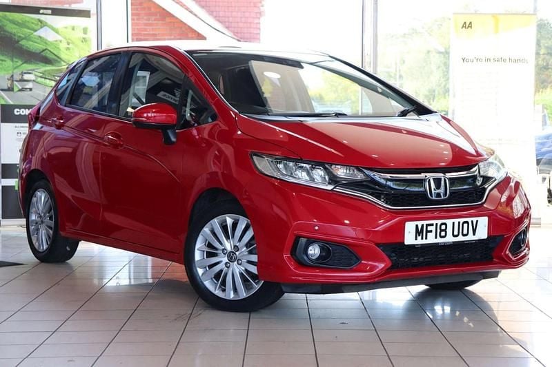 Red Used 2018 Honda Jazz EX Hatchback | £10,340 (Fair price) - Image 1/4