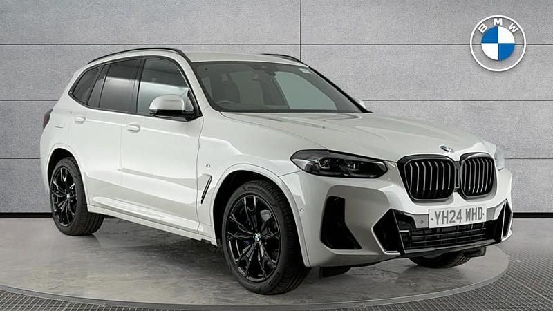 White Used 2024 BMW X3 M Sport SUV | £41,440 (Fair price) - Image 1/4
