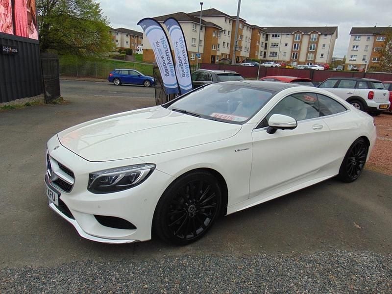Begagnad Mercedes S500 AMG line 2018 Vit Sedan
