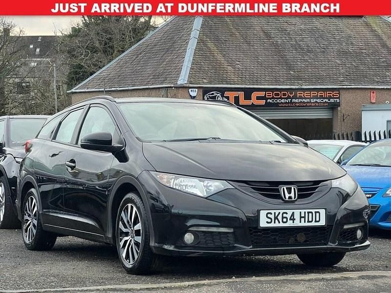 Black Used 2014 Honda Civic SE Plus Estate | £3,995 (Fair price) - Image 1/4