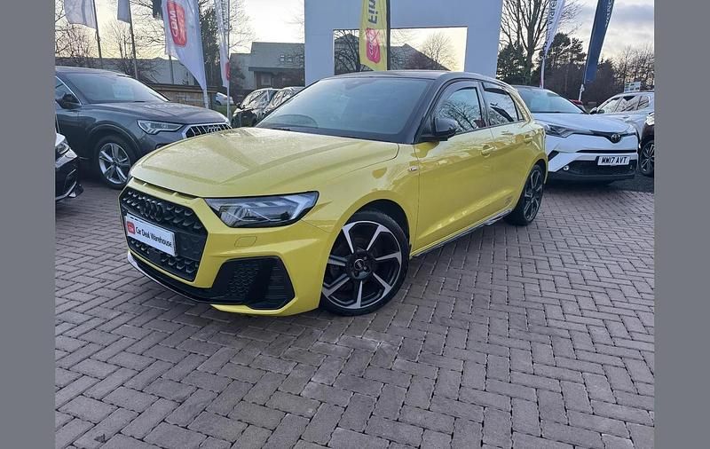 Used Audi A1 S-Line 147 HP (108 kW) 2020 Yellow Hatchback