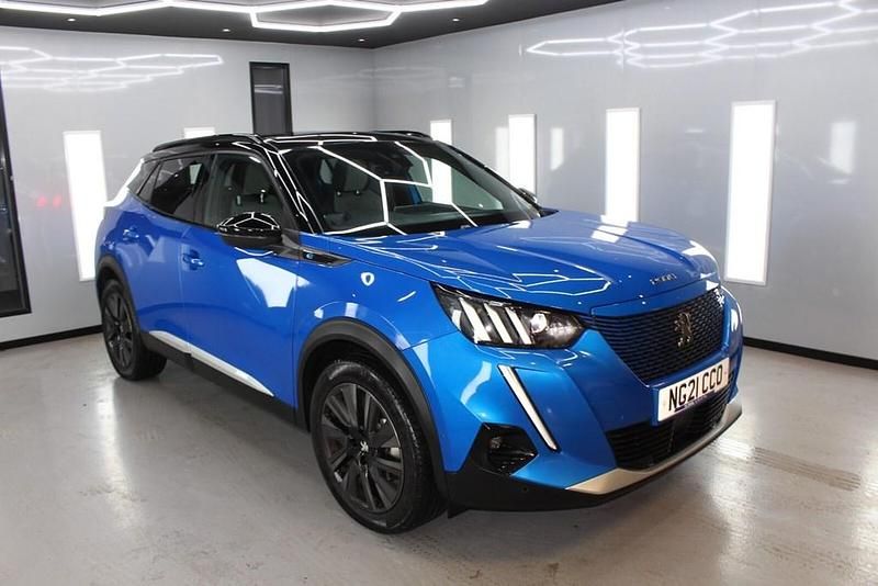 Used Peugeot 2008 Premium 100 kW (136 HP) 2021 Blue SUV