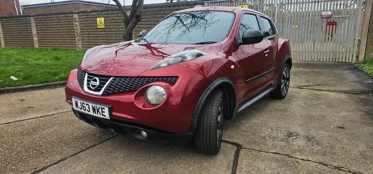 Used Nissan Juke N-TEC 117 HP (86 kW) 2013 Red SUV