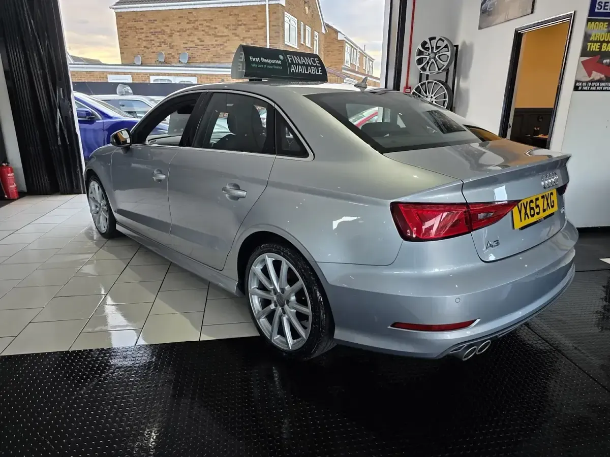 Used Audi A3 S-Line 184 HP (135 kW) 2015 Silver Sedan