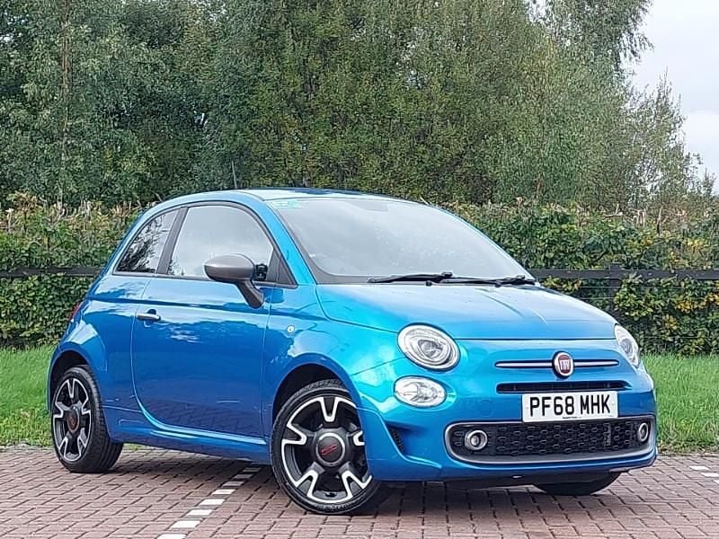 Blue Used 2018 Fiat 500 S Hatchback | £8,698 (A bit pricey) - Image 1/4