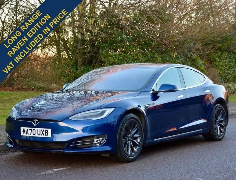 Blue Used 2020 Tesla Model S Long Range Sedan | £26,989 (Good price) - Image 1/4