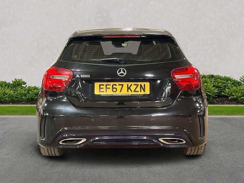 Used Mercedes A180 AMG Line Premium 122 HP (89 kW) 2017 Black Hatchback