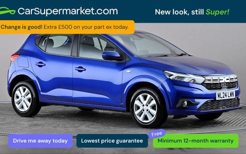 Used Dacia Sandero Expression 91 HP (66 kW) 2024 Blue Hatchback