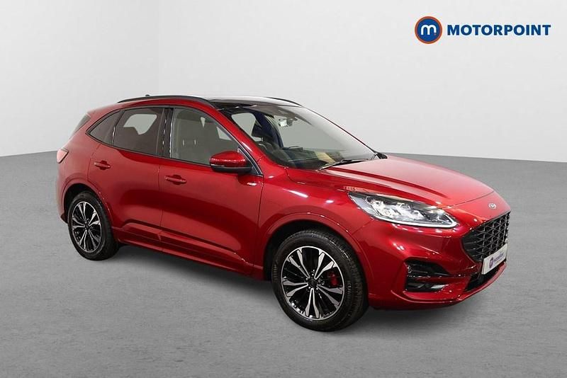 Red Used 2022 Ford Kuga ST-Line X SUV | £18,999 (Good price) - Image 1/4