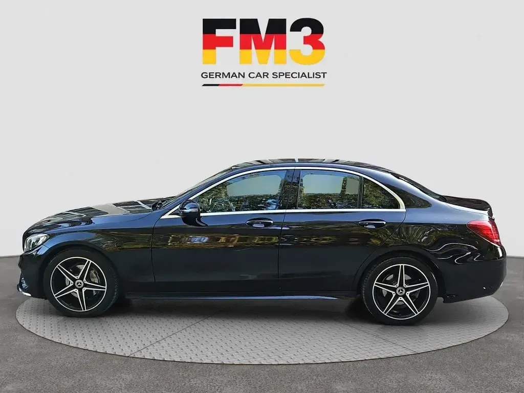 Used Mercedes C220 AMG line 170 HP (125 kW) 2017 Black Sedan
