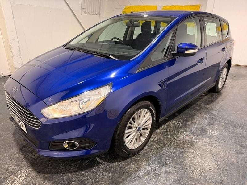 Usado Ford S-MAX Zetec 150 HP (110 kW) 2016 Azul Monovolume