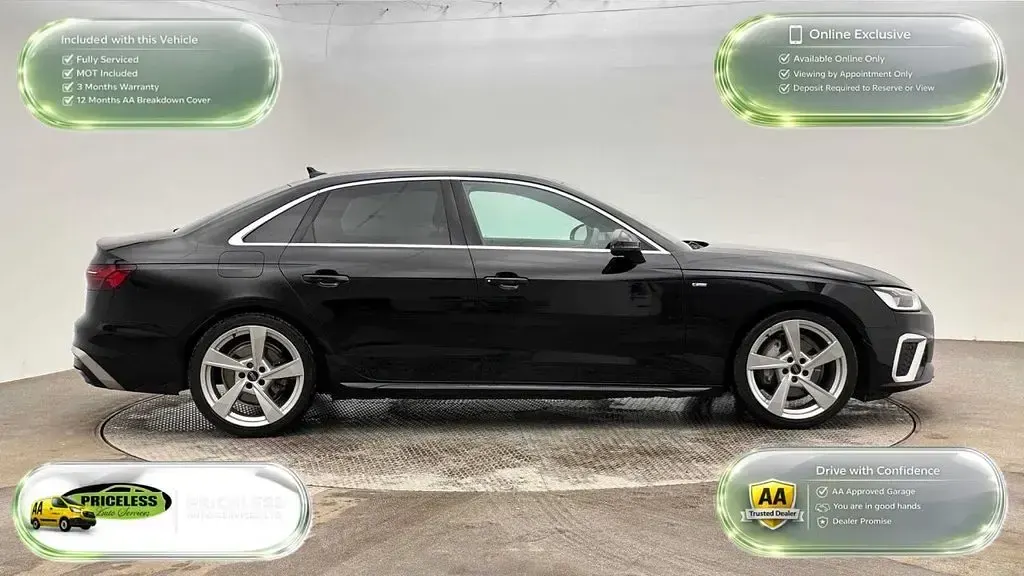 Used Audi A4 S-Line 2024 Black Sedan