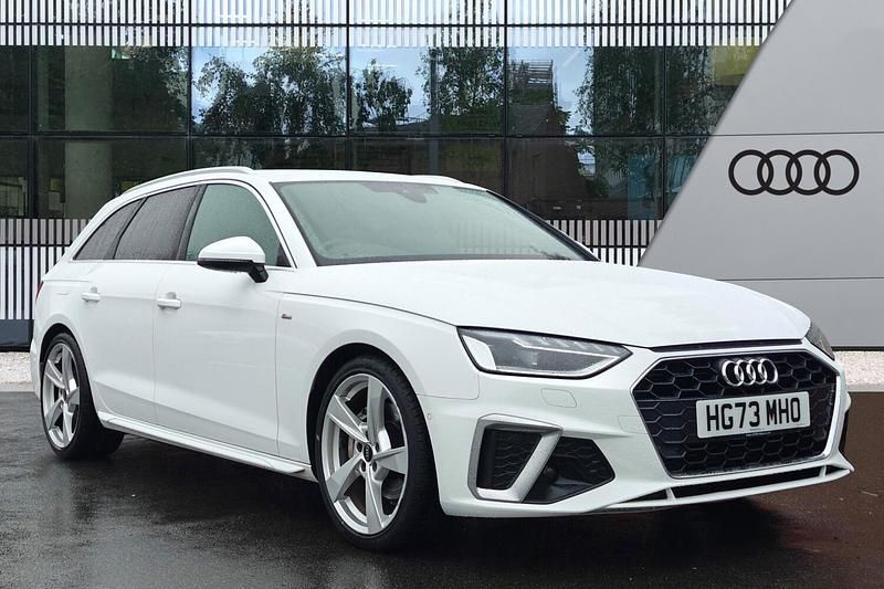 Used Audi A4 S-Line 200 HP (147 kW) 2023 White Estate