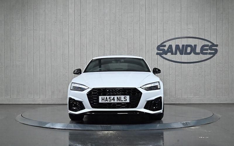 Used Audi A5 Sportback Black Edition 150 HP (110 kW) 2023 White Hatchback