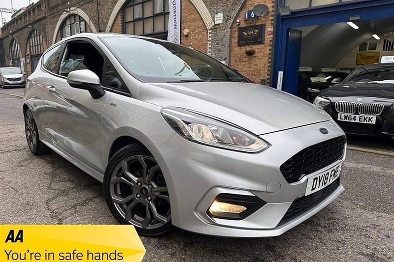 Used Ford Fiesta ST-Line 100 HP (73 kW) 2018 Silver Hatchback