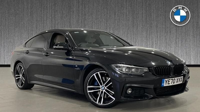 Black Used 2020 BMW 420 Gran Coupé M Sport Coupe | £18,799 (Fair price) - Image 1/4