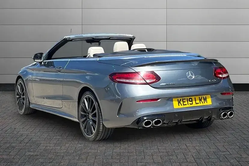 Used Mercedes C43 AMG Premium 385 HP (283 kW) 2019 Grey Cabriolet