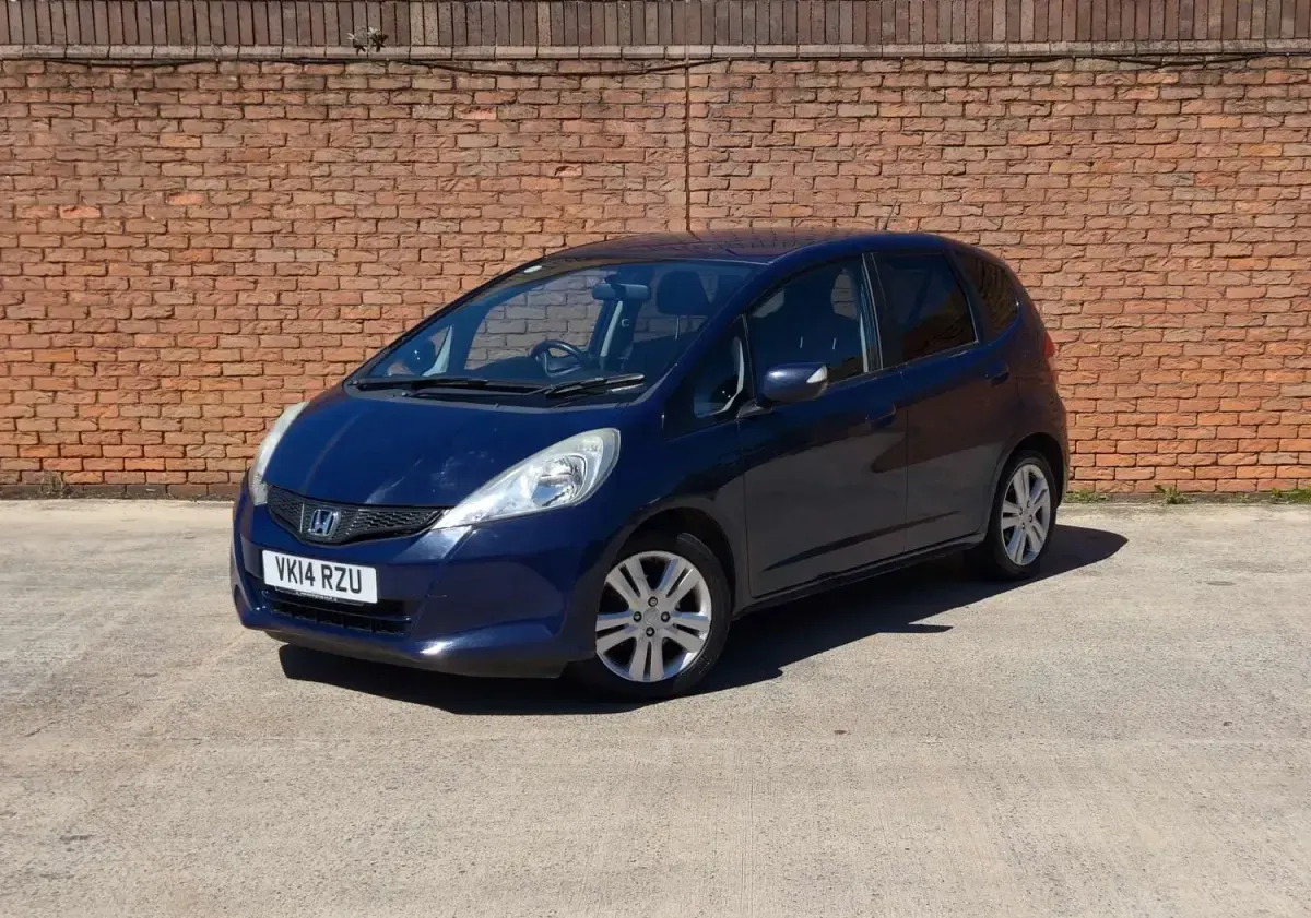 Begagnad Honda Jazz ES 2014 Blå Halvkombi