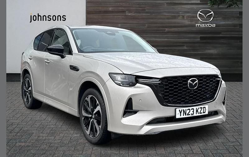 Silver Used 2023 Mazda CX-60 Homura-Line SUV | £29,750 (Fair price) - Image 1/4