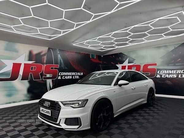 Used Audi A6 S-Line 204 HP (150 kW) 2019 White Sedan