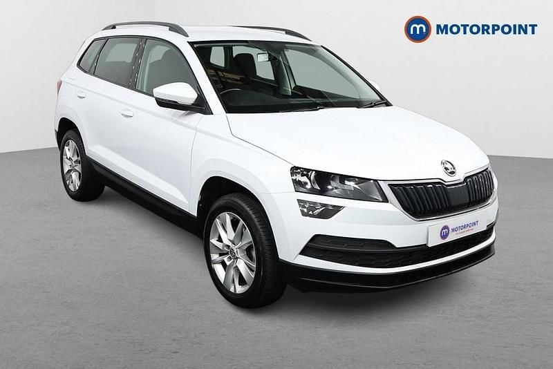 White Used 2022 Skoda Karoq SE Technology SUV | £16,849 (Fair price) - Image 1/4