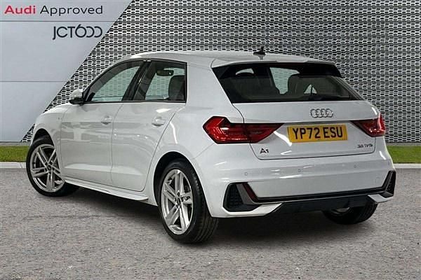 Used Audi A1 S-Line 148 HP (108 kW) 2022 White Hatchback