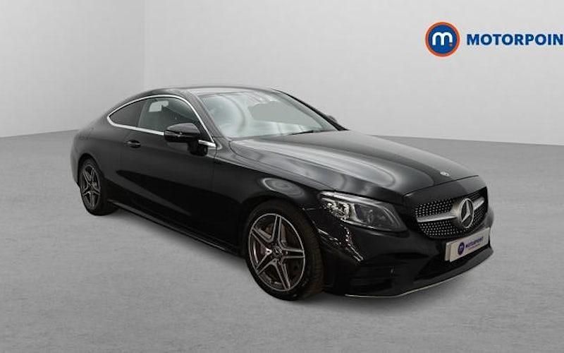 Used Mercedes C300 AMG Line Premium 258 HP (189 kW) 2019 Black Coupe
